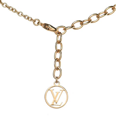 lv flower necklace